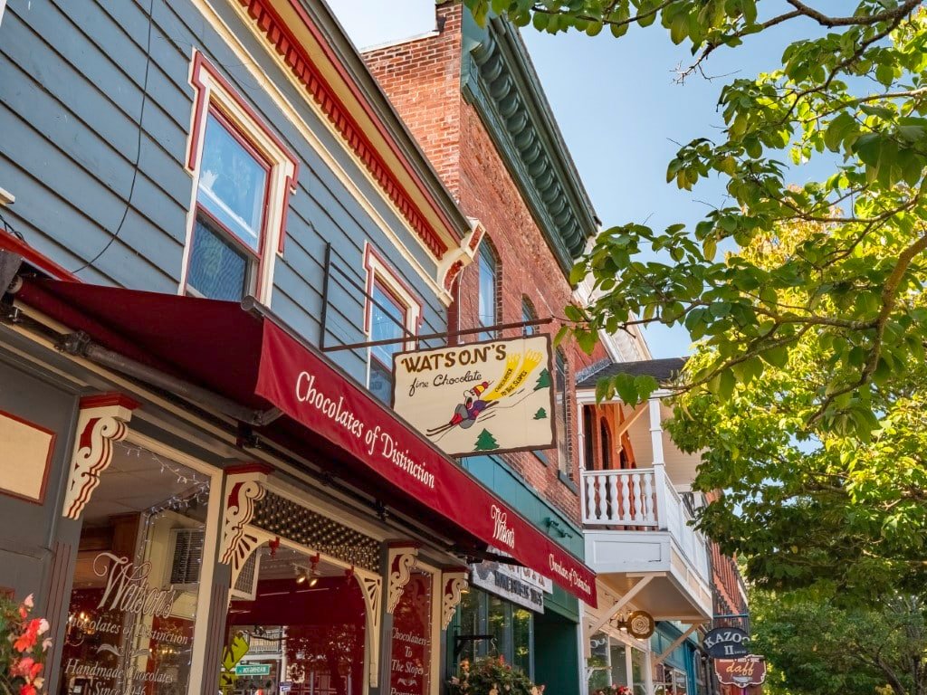 Artisanal chocolates in Ellicottville shop